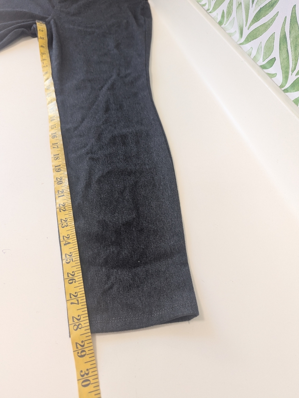 Dark Charcoal Skinny Pants Time & Tru XXL 20 - Picture 5 of 7